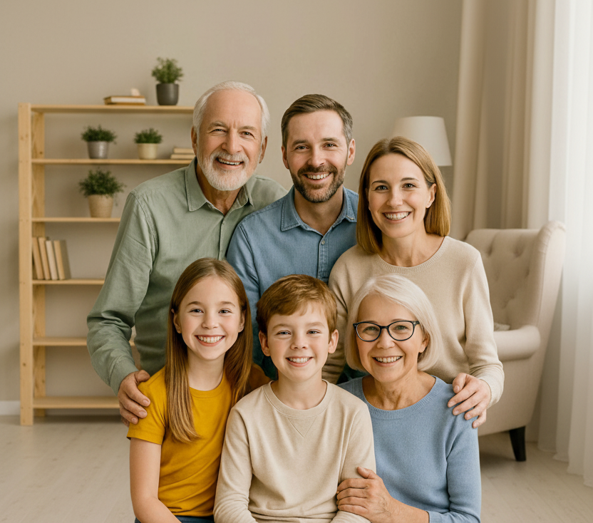 Para você e sua família